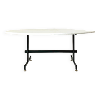 Table basse en marbre Calacatta, Italie années 1960