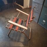 Garden folding armchair 1950 60