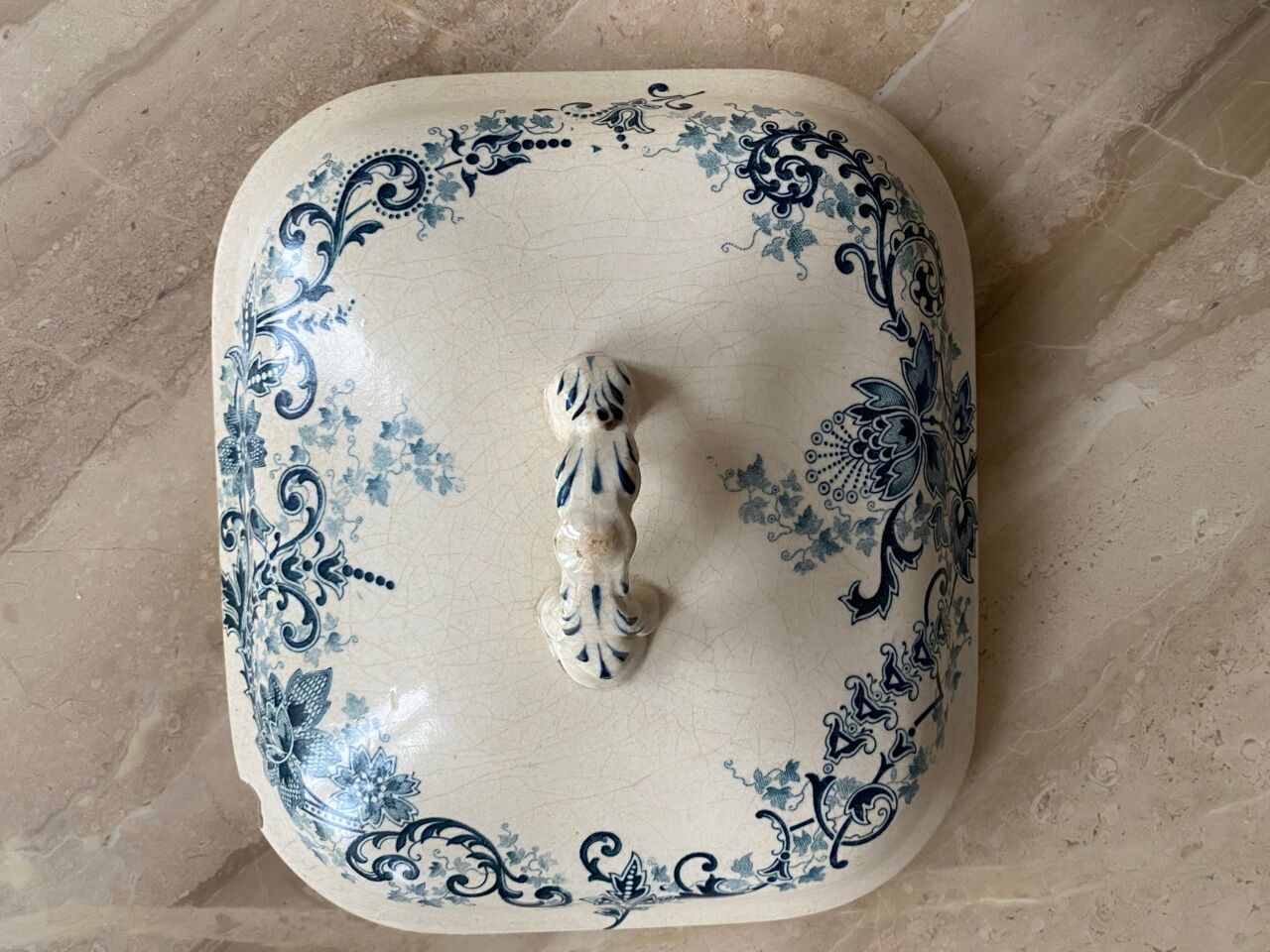 Soup bowl in iron earth HB boulenger