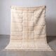 Handmade traditional Berber rug white 2/3 m