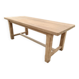 Solid oak farm table