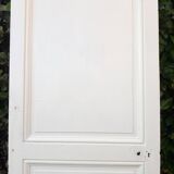 Communication door H218.5xL80cm, old panelled and moulded.