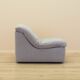 Italian Space Age Lounge Chair 1970s in Grey Fabric