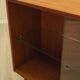Mahogany display cabinet with glass front, Denmark, 1970s