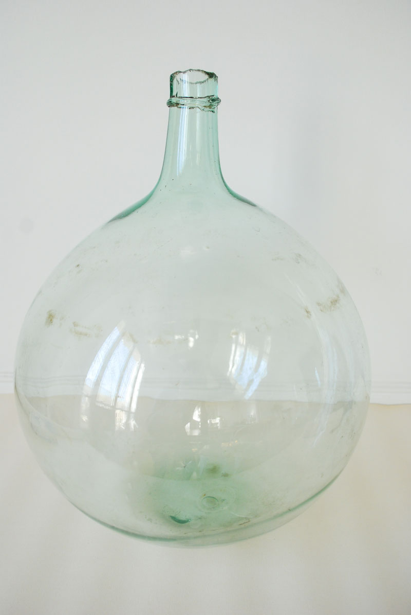 Transparent demijohn 15L