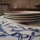 4 vintage Longchamp dinner plates