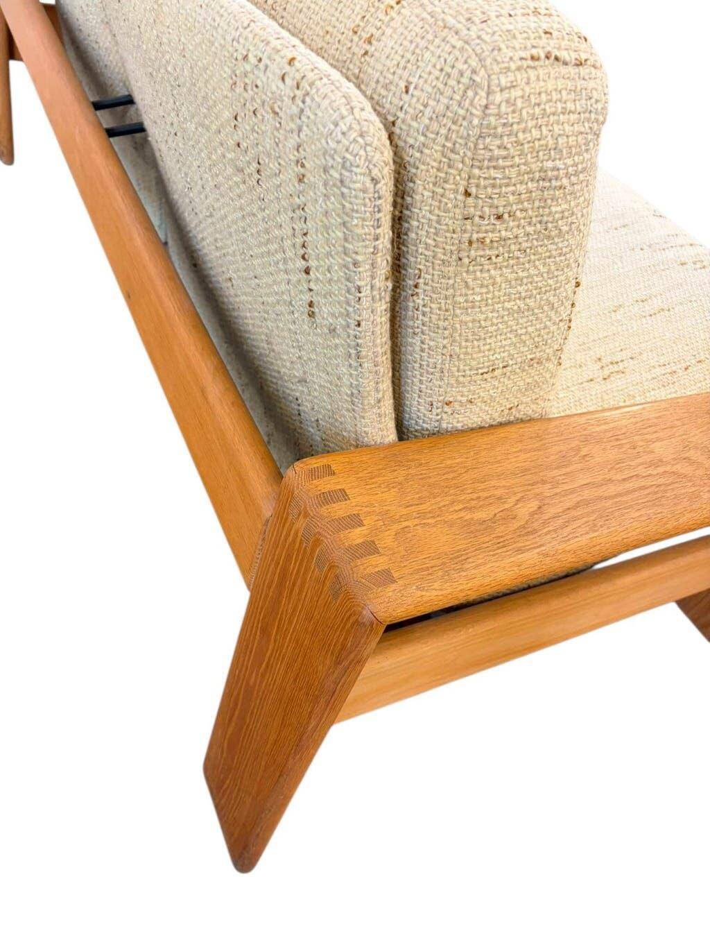 Canapé deux places vintage scandinave en bois