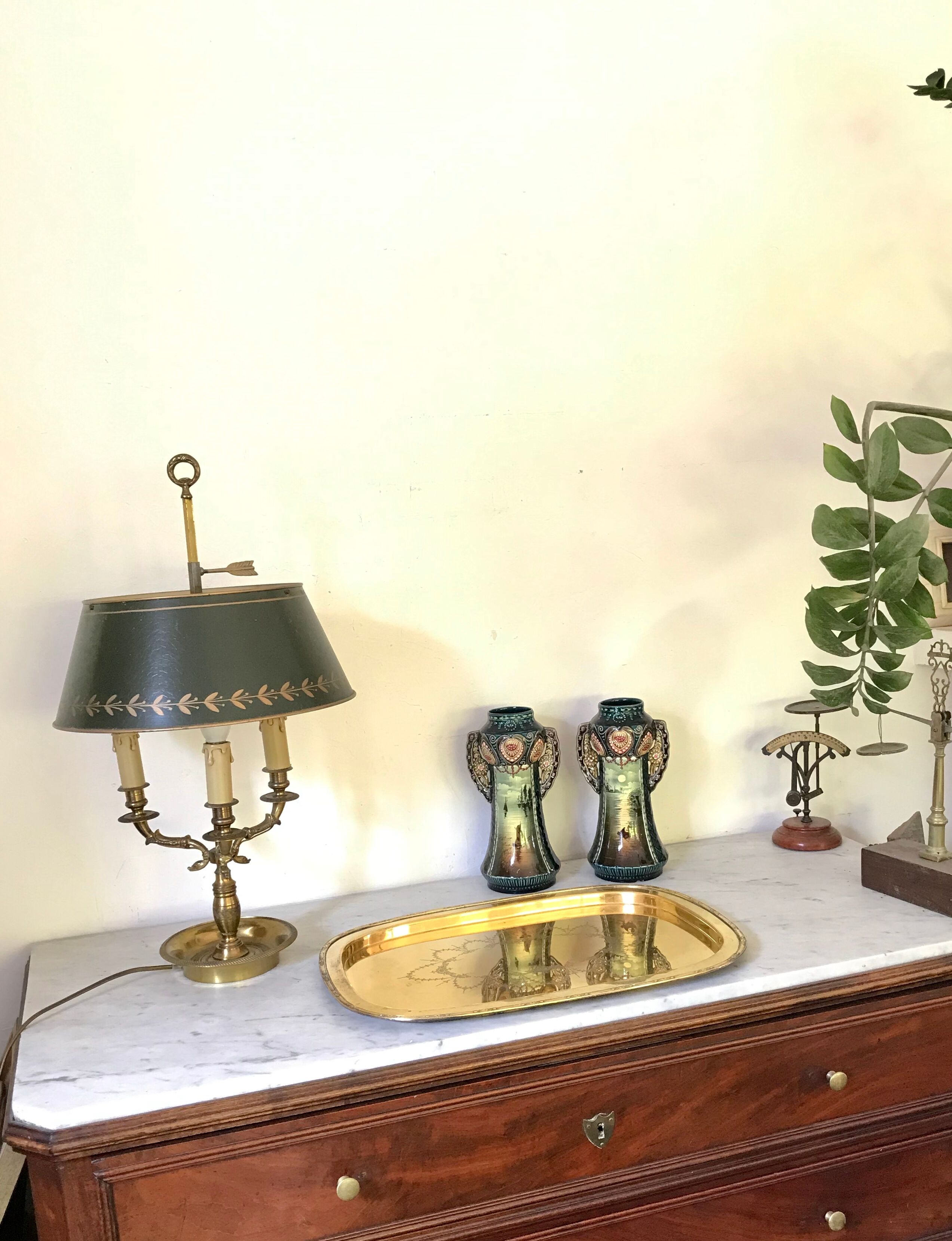 Bouillotte lamp circa 1900