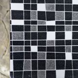 Mid-century teak coffee table with graphic motif, Germany 1950-60