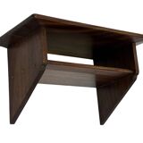 Vintage Danish rosewood wall shelf open floating shelf 60s design