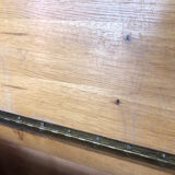 Toy chest with rattan feet retro 50