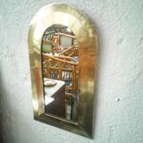 Miroir en laiton 33x18cm