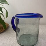 Bubble glass carafe