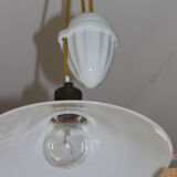 Old lamp with porcelain pulley