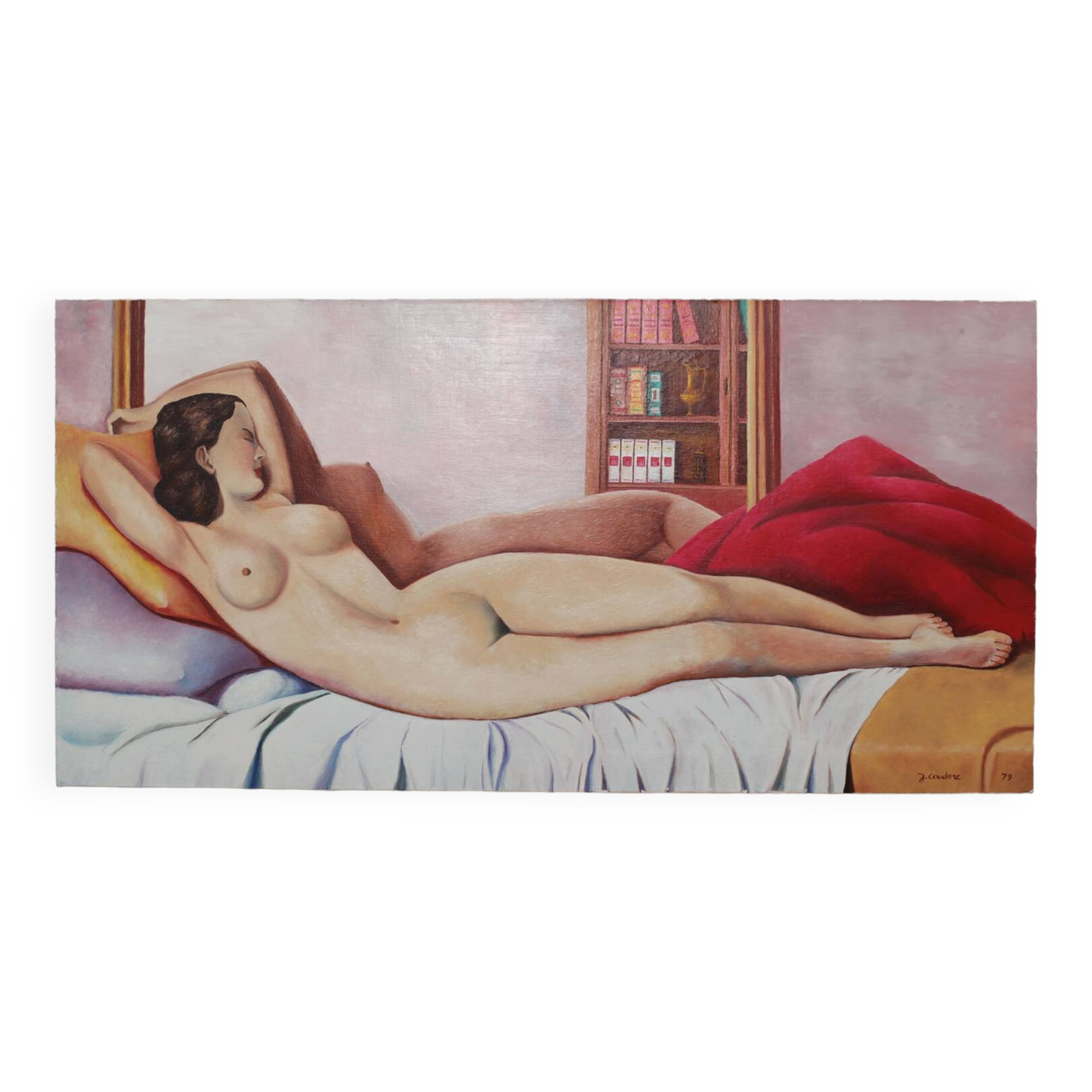 Female nude oil on canvas
