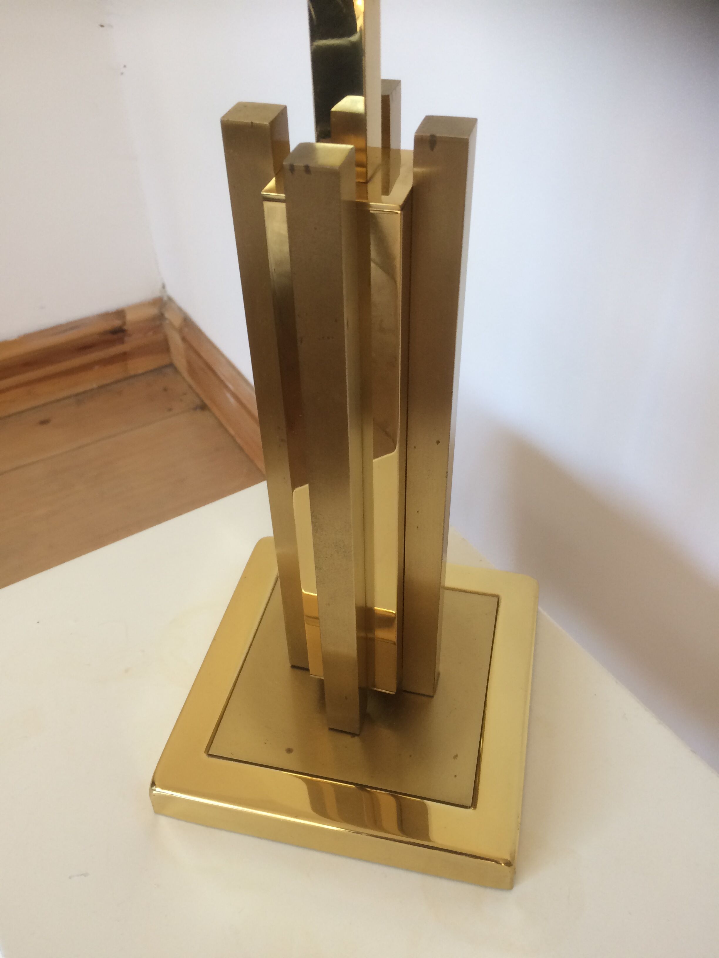 Vintage brass table lamp from Herda Netherlands, 1970