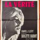 Original cinema poster "The Truth" Brigitte Bardot 37x56cm 1960