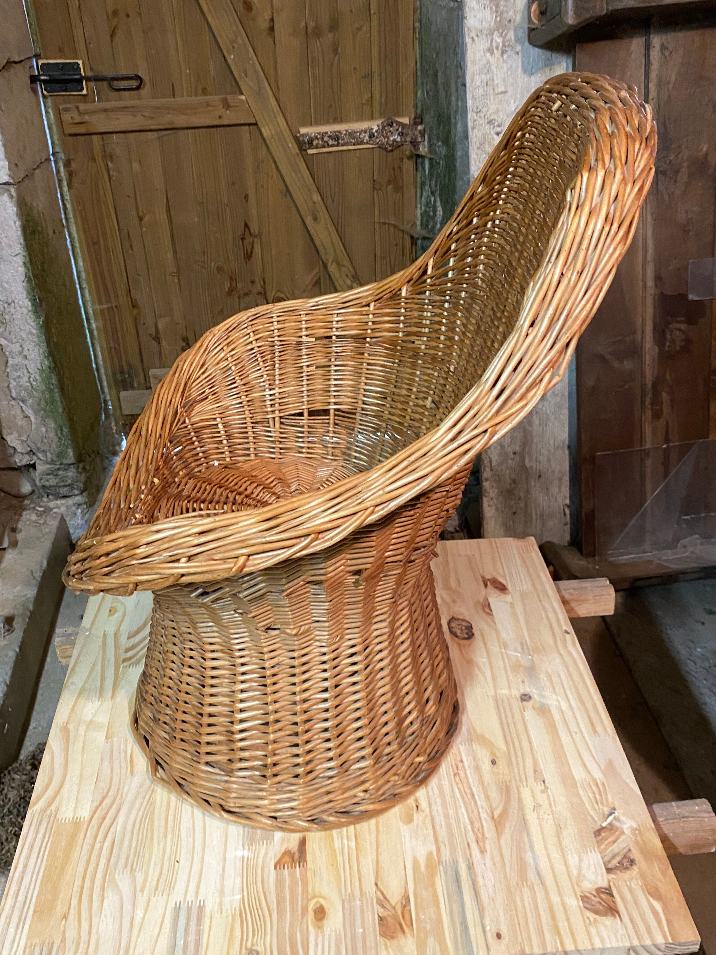 Rattan children's chair