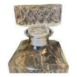 Carafe à whisky en verre ancienne