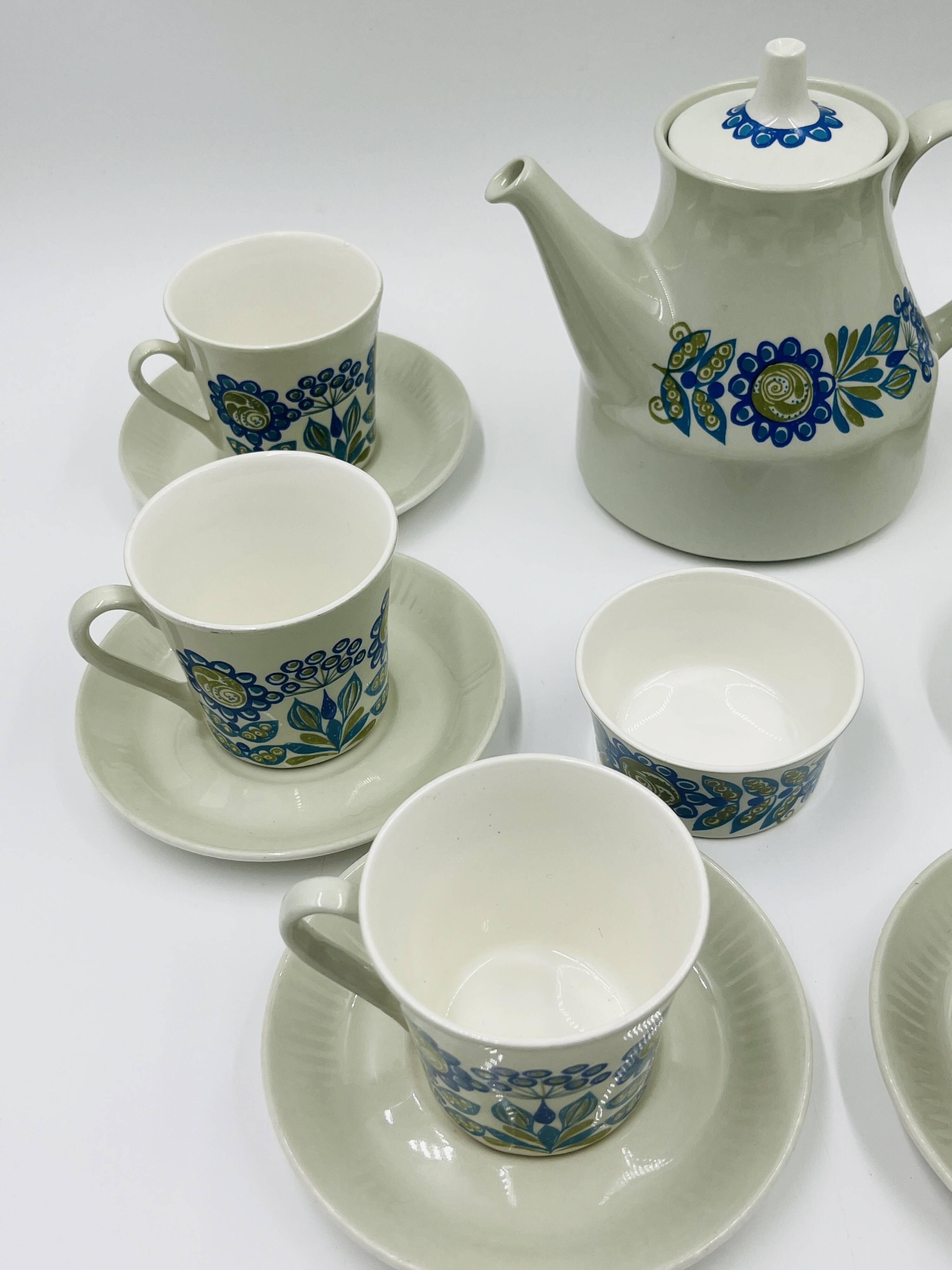 Scandinavian coffee service Tor Viking by Figgjo Flint