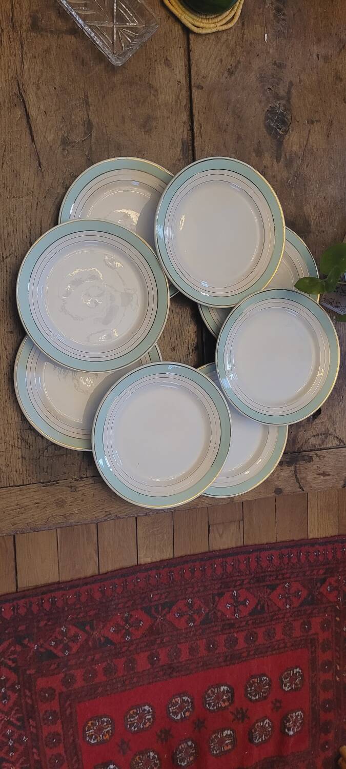 50's dessert plates