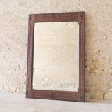 Miroir bois sculpté