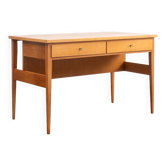 Bureau années 60, restauré, frêne et bouleau