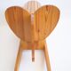 Elephant à bascule en bois vintage