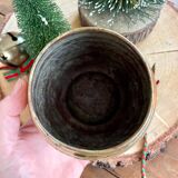 Cache pot ancien en laiton