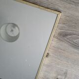Ancien grand miroir mural, psyché années 70, 1 mètre