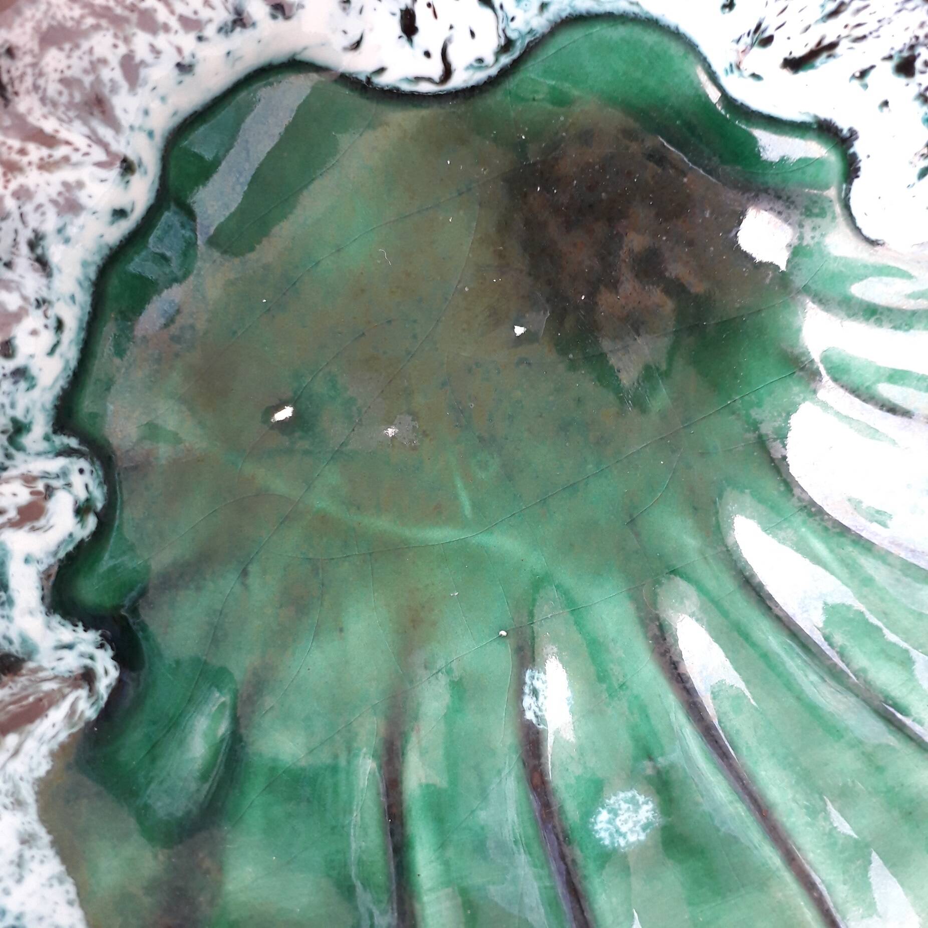 Ceramic serving platter