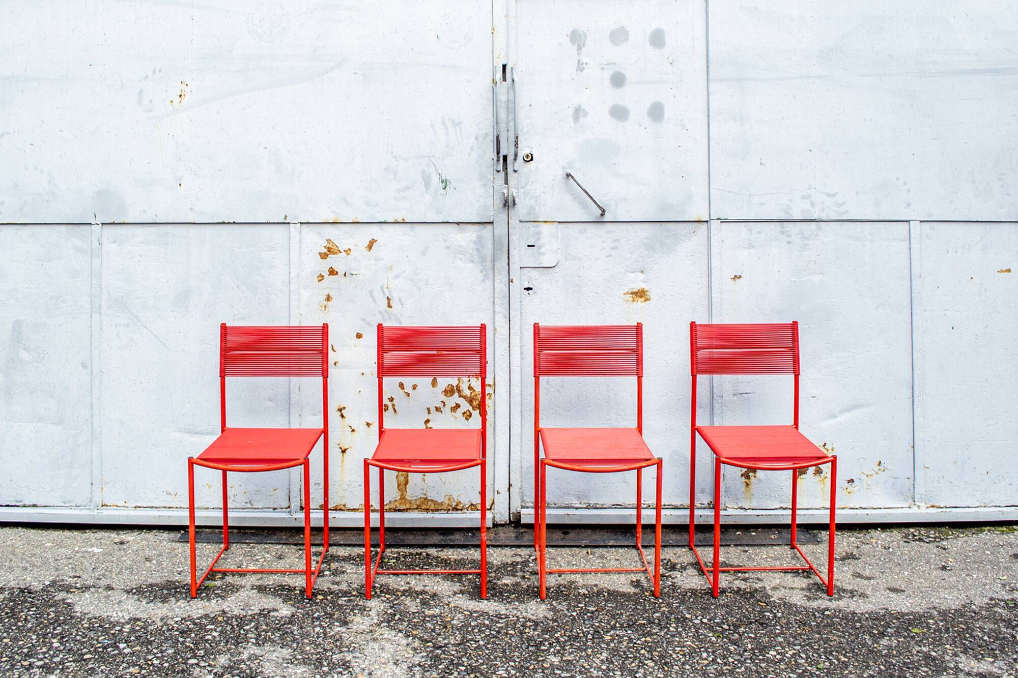 Spaghettis Chair by Giandomenico Belotti for Alias, Italy, 1979, Set of 4
