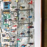 Lithograph Rue Commerisante by Nathalie Charbrier (artist’s proof)