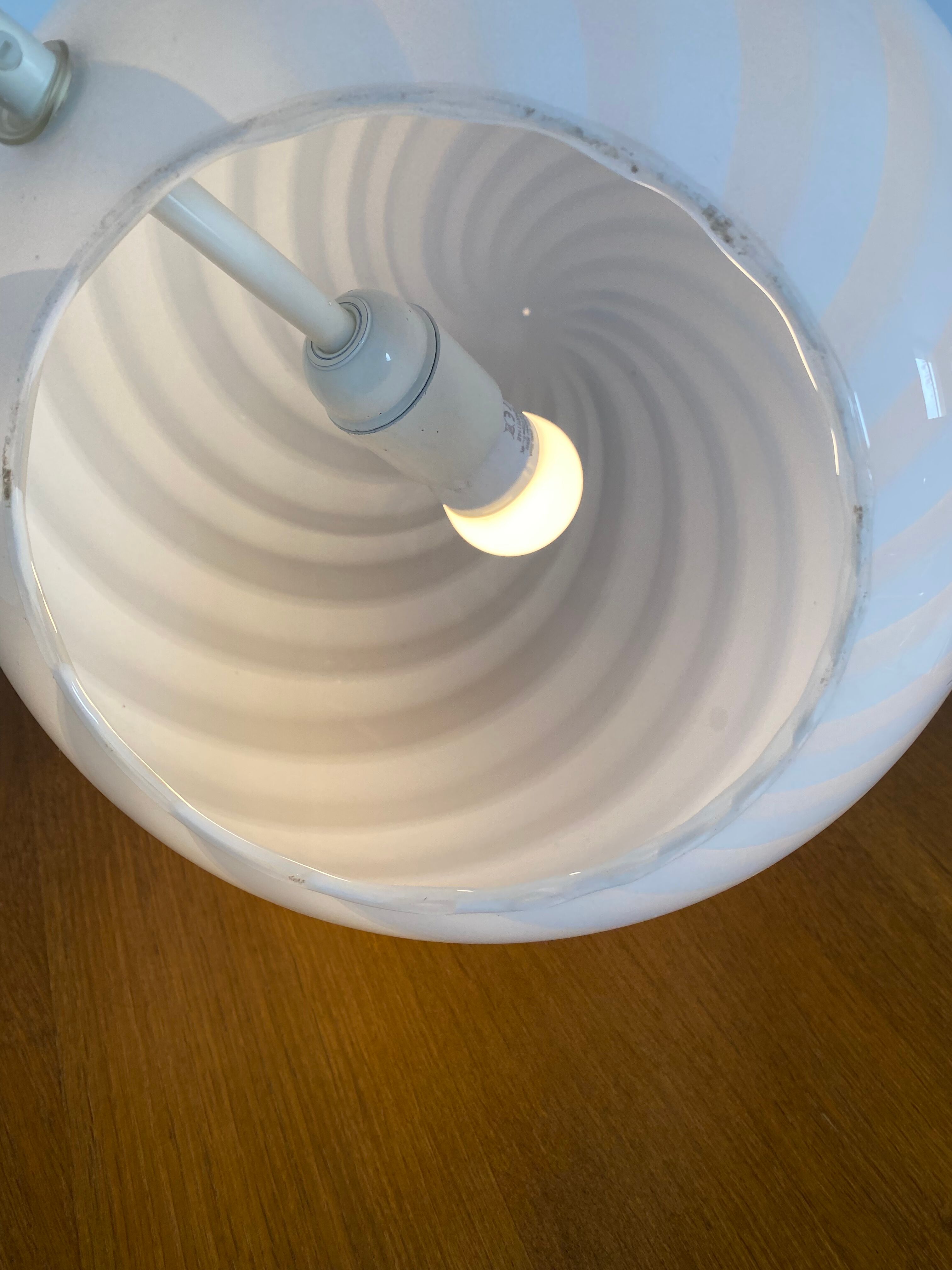 Old egg lamp glass murano vetri eggs vintage 1970