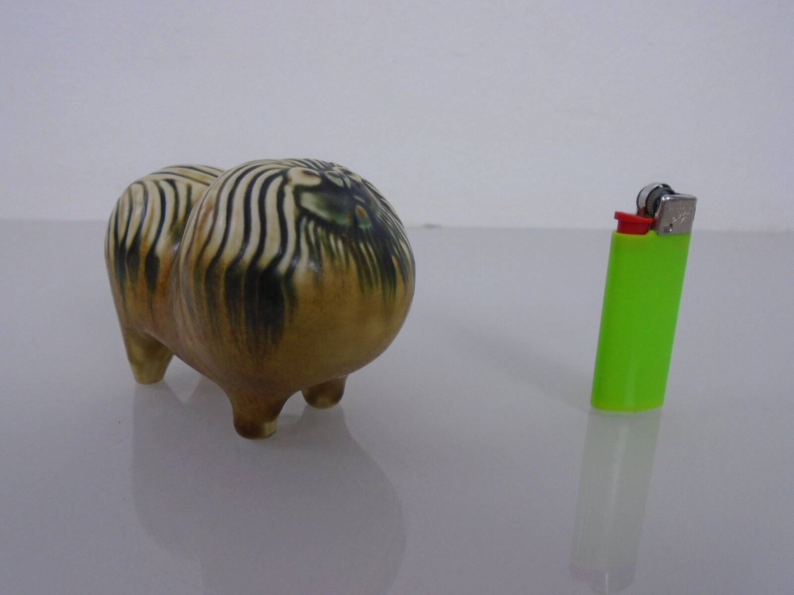 Pekingese ceramic dog by Lisa Larson for Gustavsberg, Denmark, 1970s