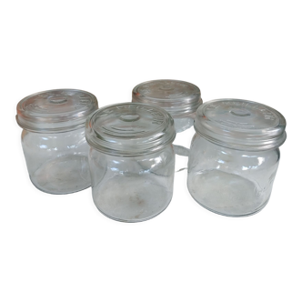4 old boots the best, glass jars with lids 0.75 liters
