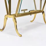 Neoclassical magazine rack by Maison Jansen, France, 1950s.