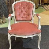 1970s Louis XV style cabriolet armchair