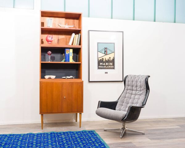 Fauteuil des années 70, fauteuil relax. Design : Alf Svenson et Yngvar Sand
