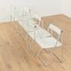 Chaises pliantes en ag, interlübke, vintage