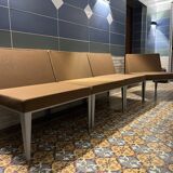 Ensemble vintage de 4 chauffeuses style Louis baillon planforms année 50