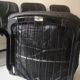 Black metal chair and Leather Cidue, Italy 1970
