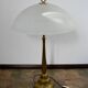 1940s Art Deco brass lamp | 2x E27 | Glass | Vintage