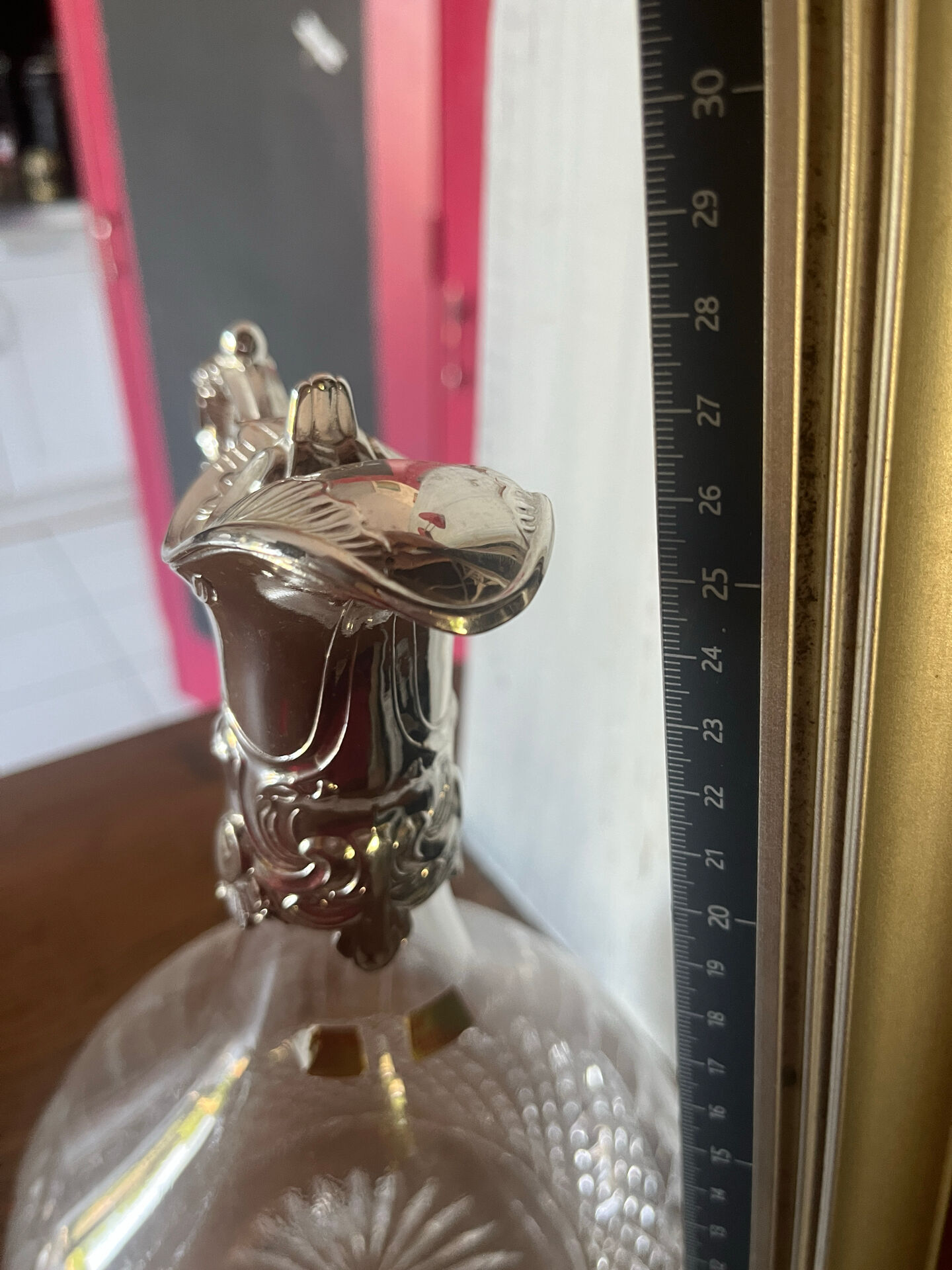 Crystal wine jug