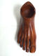 Cendrier pied en bois sculpté