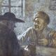 Alphonse Lévy known as Alan Levy original pastel tavern scene
