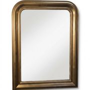 Miroir style Louis Philippe doré,  100×74cm