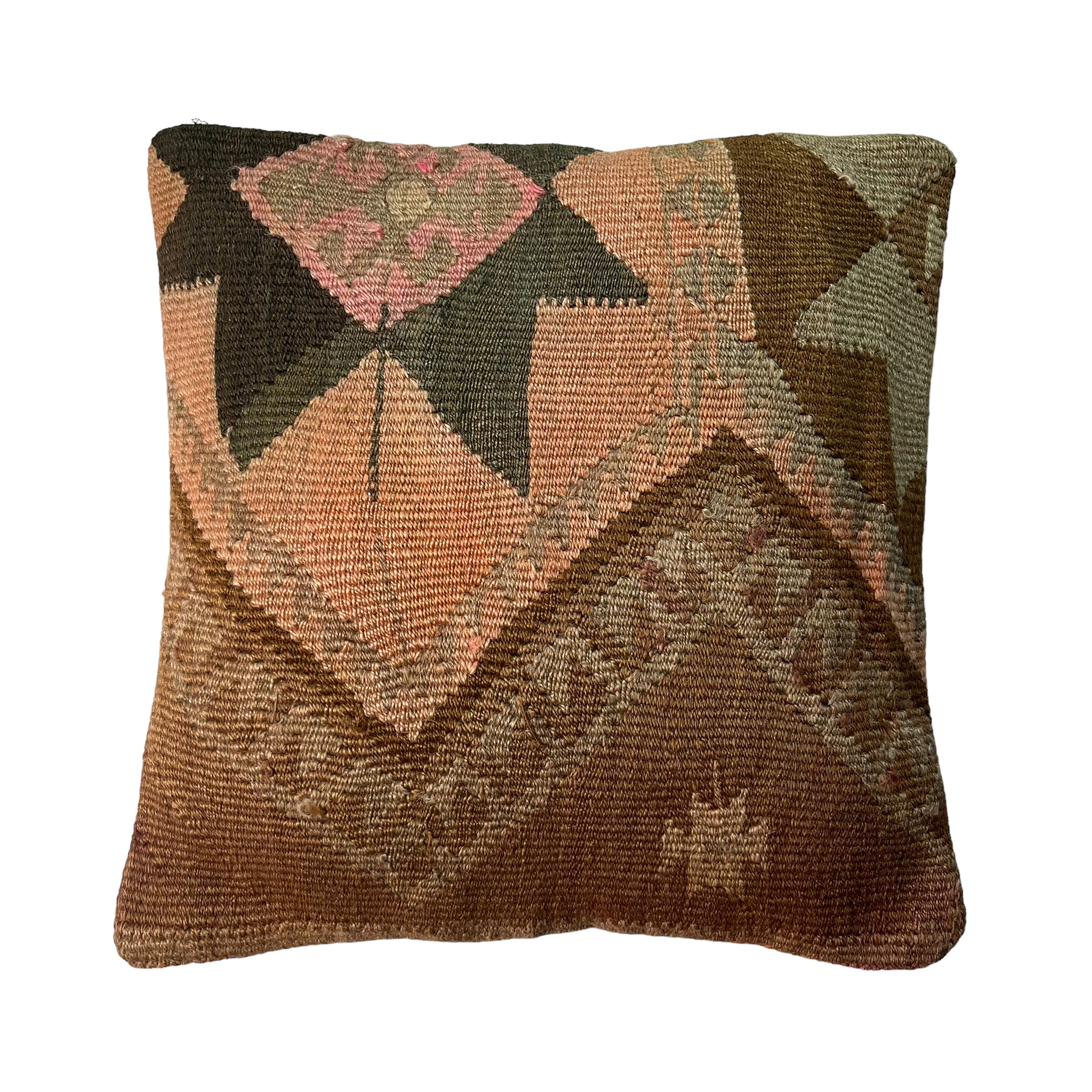 Housse de coussin en Kilim turc vintage 40x40cm
