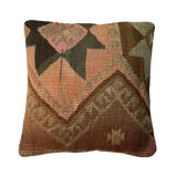 Housse de coussin en Kilim turc vintage 40x40cm