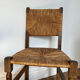Paire de chaises paillées vintage
